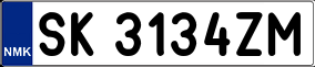 Truck License Plate